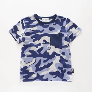 Blue Camouflage Tee