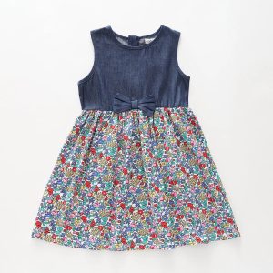 Chambray Flowers Dress