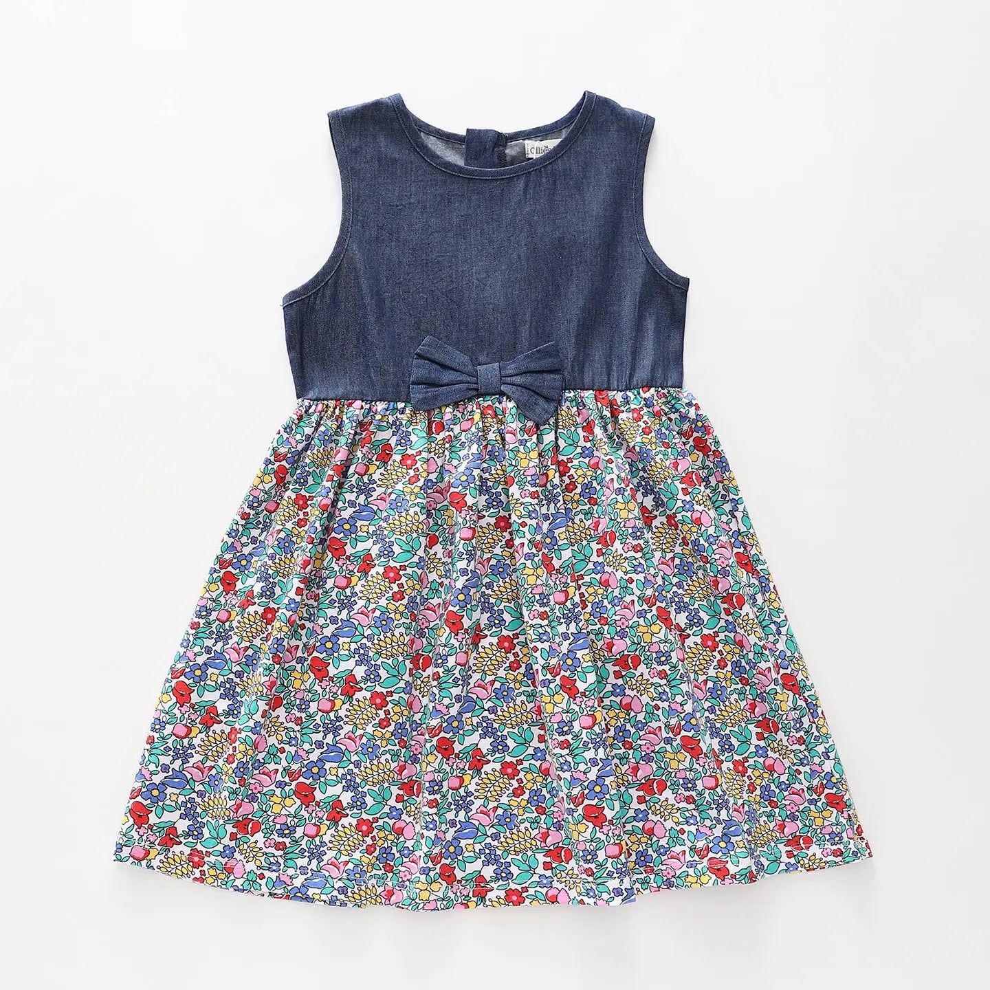 Chambray Flowers Dress