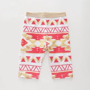 Geometric Gold Leggings