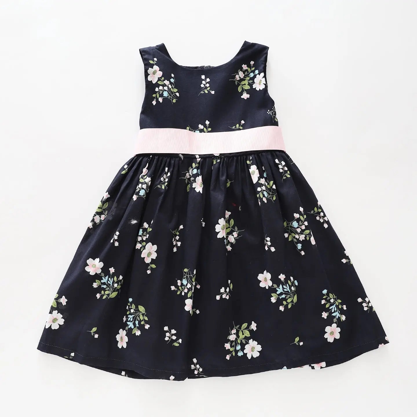 Navy Blossom Dress