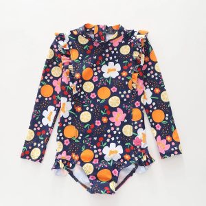 Tutti Fruity Long Sleeve Swimsuit
